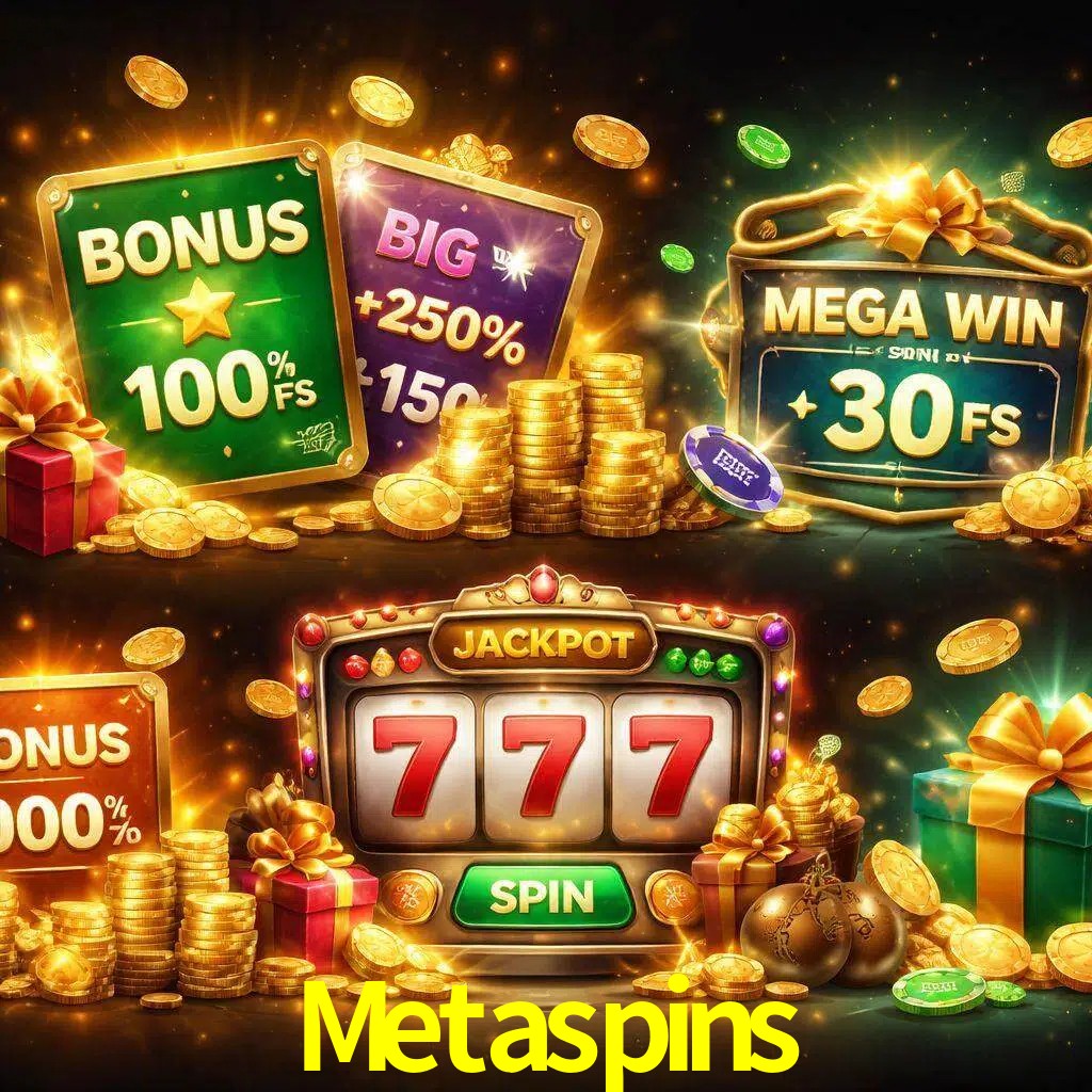 Tipos de bonos Metaspins incluyendo recompensas de bienvenida y promociones continuas
